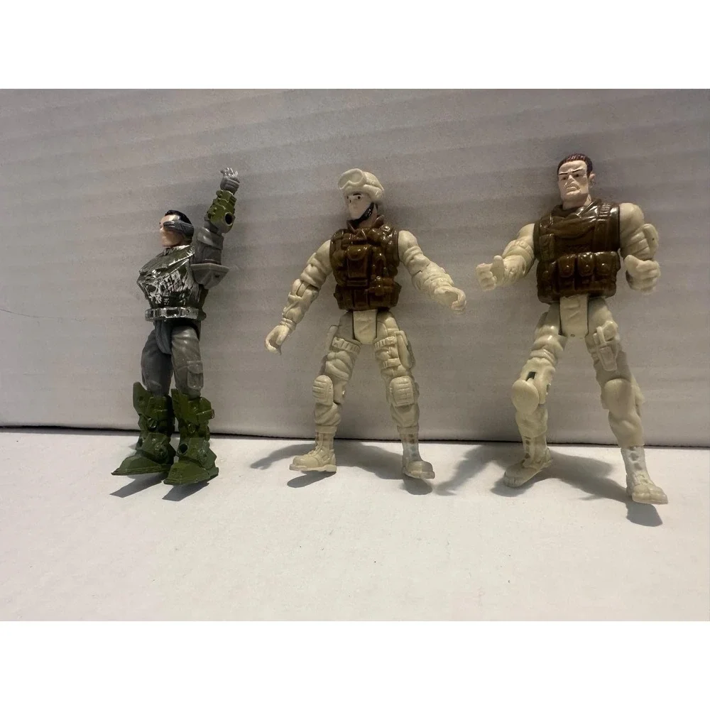 Military & Adventure Action Figure Collection 3-Pack Fully Jointed Multicolor